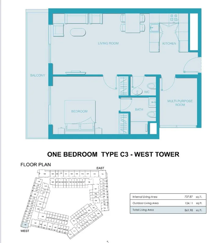 1.5BR in Luma 22