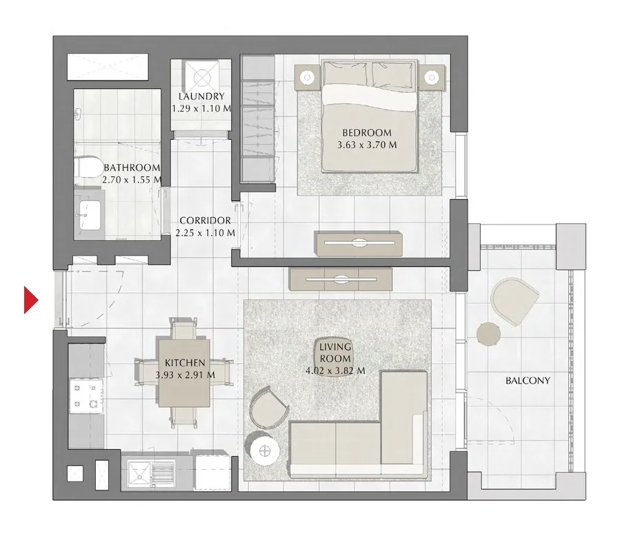 1BR in Summer