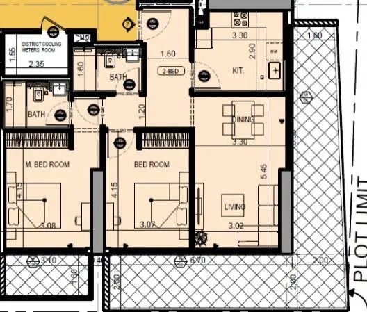 2BR in Binghatti Corner