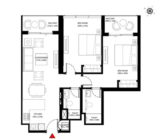 2BR in Creek Vistas Heights Tower A