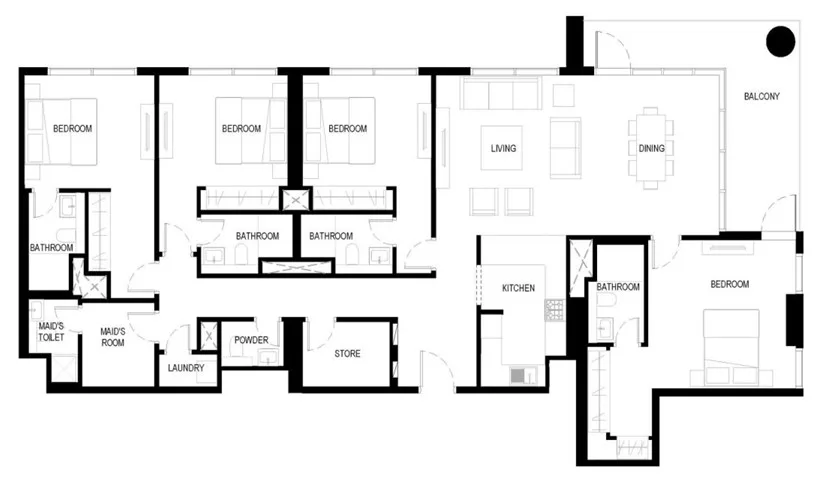 4BR in Crest Grande