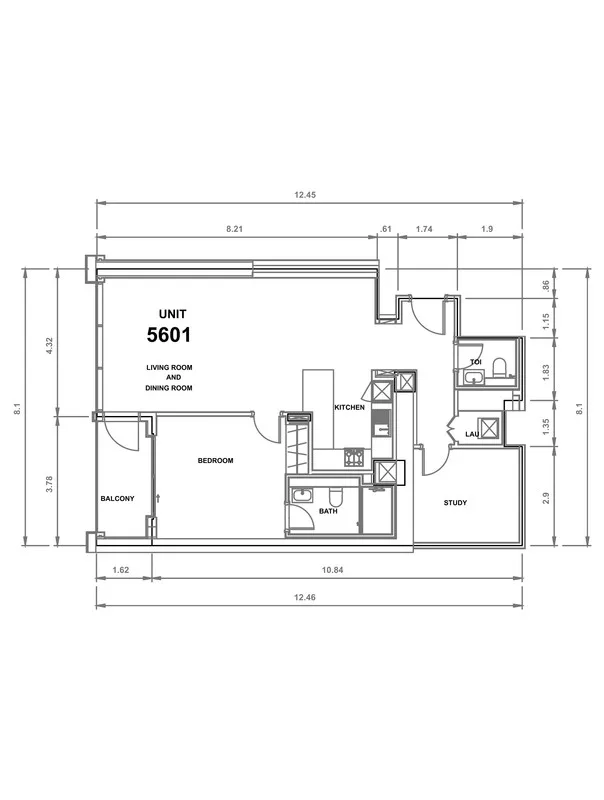 1.5BR in Creek Vistas Heights Tower B