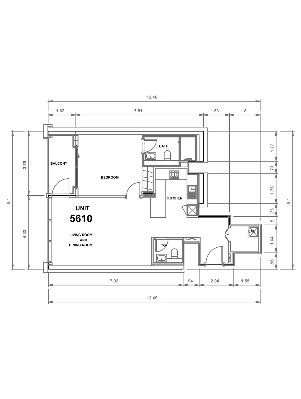 1BR in Creek Vistas Heights Tower B