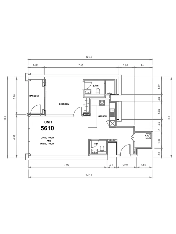 1BR in Creek Vistas Heights Tower B