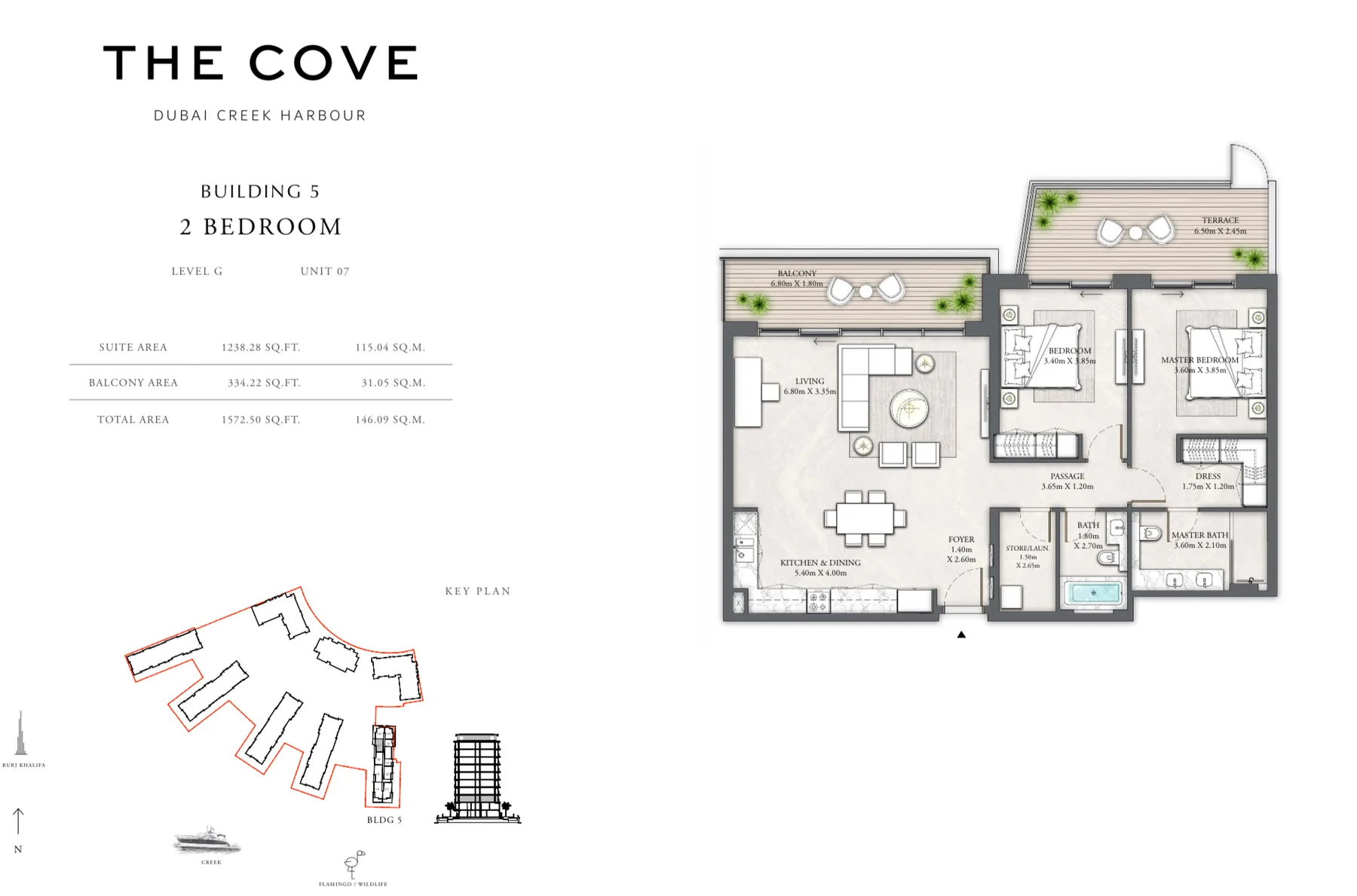 2BR in The Cove II