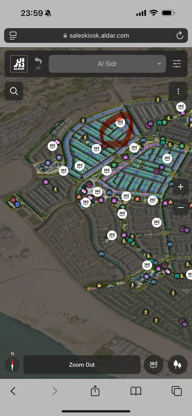 6BR villa in Saadiyat Lagoons