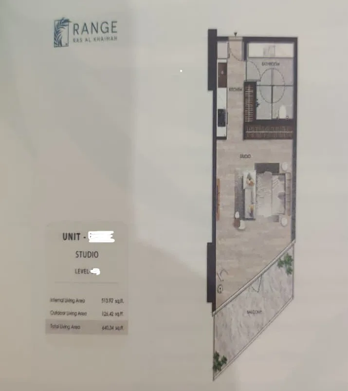 Студия в The Beach Residences at Al Marjan
