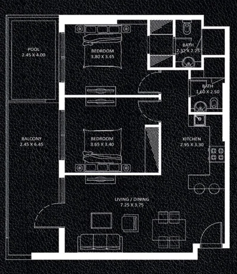 2BR in Viewz by Danube